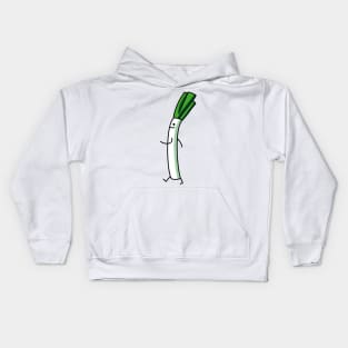 Funny leek Kids Hoodie